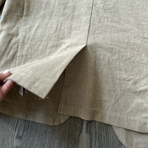 BNWOT linen blend blazer - Picture 12 of 13